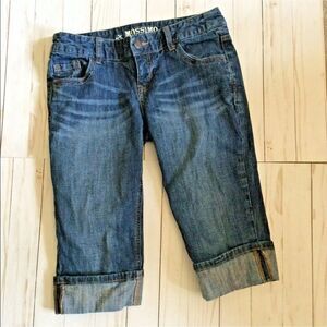 Mossimo Supply Juniors Capri Jeans Size 5 Cuff